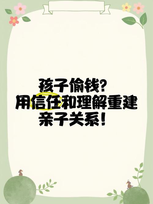 当孩子偷拿钱时，一场关于信任与成长的家庭教育课