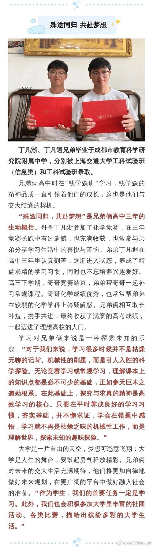 从三个孪生兄弟的成长史看教育模式的殊途同归