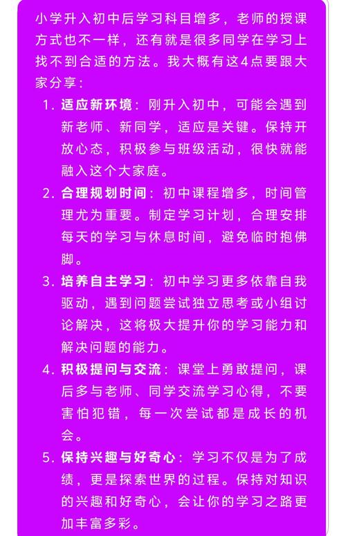 初一新生的开学迷雾，破解适应困境，开启成长新章