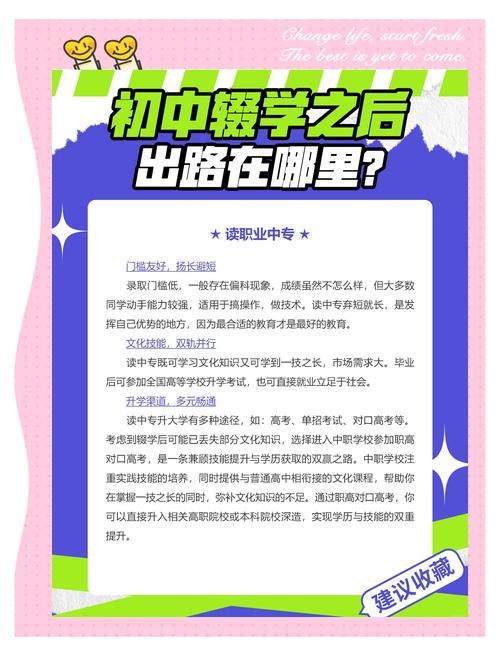 初中辍学后的人生如何重启？关键在于路径选择与终身学习