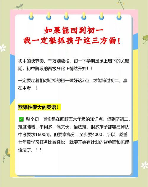 初一总分400多分，关键期的学业定位与发展起点